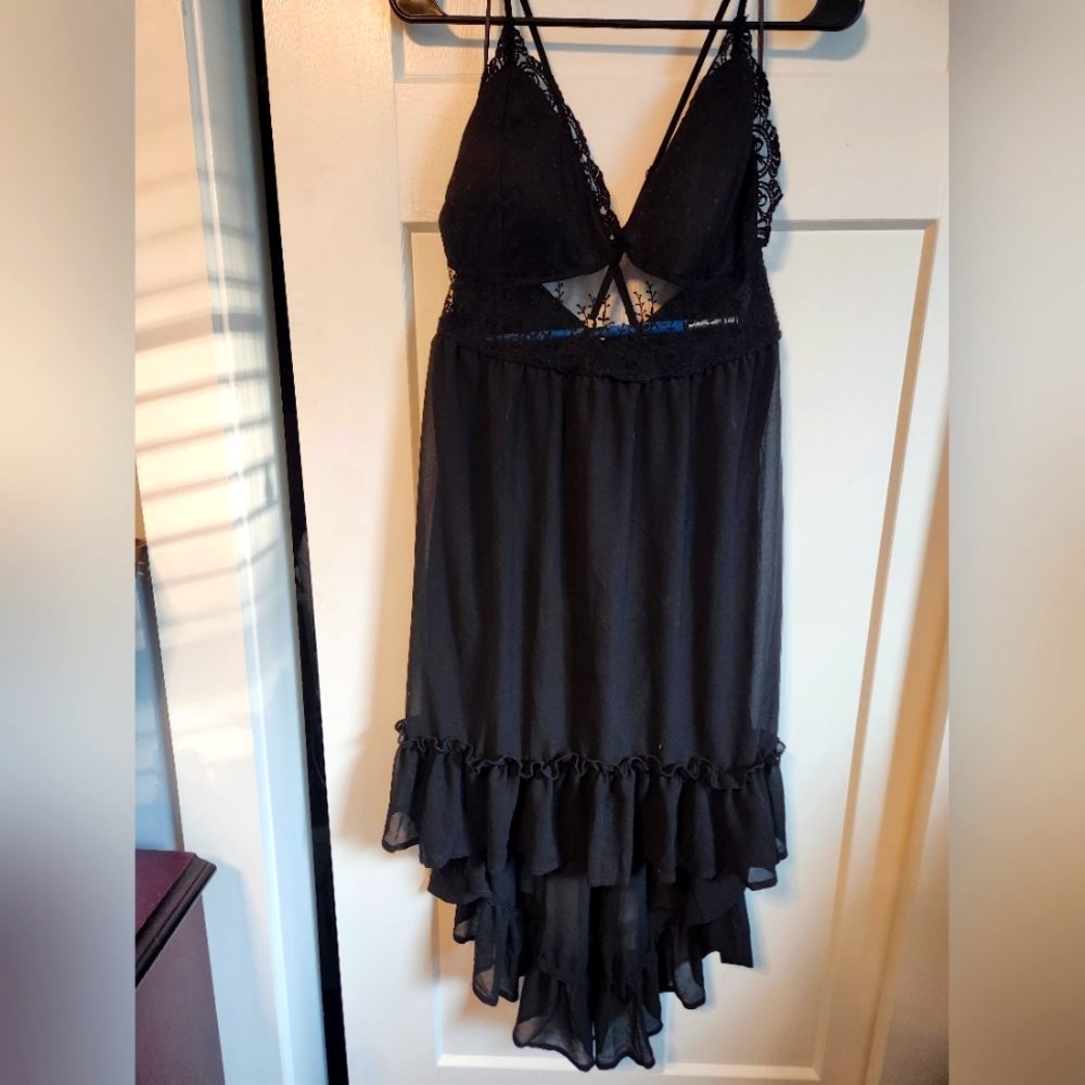 Lacy black dress